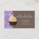 Zoek naar chocolade cupcake visitekaartjes Cakaart