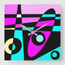 Zoek naar pink abstract kunst Retro
