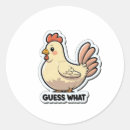 Zoek naar cartoon kip stickers Dier