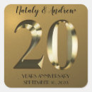 Zoek naar 20ste verjaardag stickers Goud