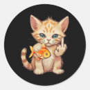 Zoek naar goudvis stickers Vintage