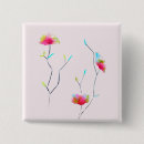 Zoek naar eenvoudige bloemen buttons Modern