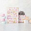 Zoek naar veren patroon cadeaupapier Voor kinderen