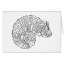 Zoek naar chameleon briefkaarten Mandala