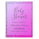 Zoek naar baby shower guestbook notitieboeken Glitter