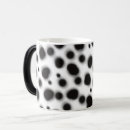 Zoek naar zwarte vlekken mokken Dalmatiaans