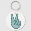 Zoek naar peace sign sleutelhangers Blauw