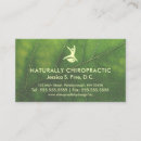 Zoek naar naturopath visitekaartjes Chiropractor