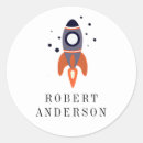 Zoek naar leuke raket stickers Astronaut