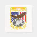 Zoek naar ruimtevaart servetten Maanlanding