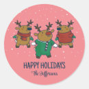 Zoek naar rendier cartoon stickers Vrome kerst