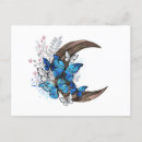 Zoek naar vlinder illustratie briefkaarten Blauw