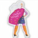 Zoek naar super vrouw stickers Superheld