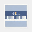 Zoek naar piano muziek servetten Sleutels