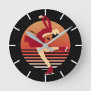 Zoek naar schaatsen klokken Illustratie