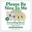 Zoek naar chronische pijn stickers Onzichtbare ziekte