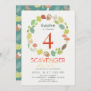 Zoek naar scavenger hunt party uitnodigingen Voor kinderen