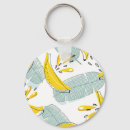 Zoek naar de banaan sleutelhangers Illustratie