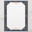 Zoek naar correspondentie briefpapier Goud