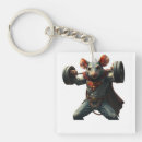 Zoek naar gewichtheffen sleutelhangers Bodybuilding
