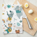 Zoek naar giraffen keuken handdoeken Kleurrijk