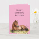 Zoek naar roze paard kaarten Meisje