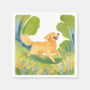Zoek naar golden retriever servetten Waterverf