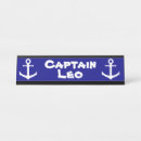 Zoek naar anker naambordjes Kapitein