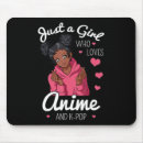 Zoek naar anime meisje muismatten Wie