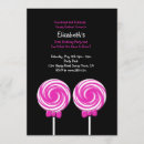 Zoek naar lollipop uitnodigingen Roze