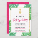 Zoek naar roze ananas uitnodigingen Hawaiian