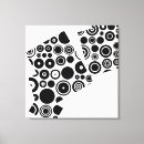 Zoek naar abstracte zwart wit kunst Retro