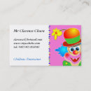 Zoek naar clown visitekaartjes Circus