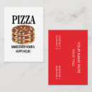 Zoek naar pizza chef visitekaartjes Voedsel