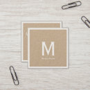 Zoek naar monogrammen visitekaartjes Elk persoon