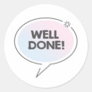 Zoek naar goed gedaan stickers Blauw