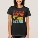 Zoek naar legende sinds 1995 tshirts Oud