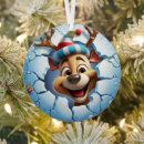 Zoek naar grappige rendieren ornamenten Schattig