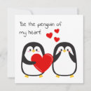 Zoek naar pinguïn liefde kaarten Schattig