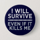 Zoek naar overlevende buttons Grappig