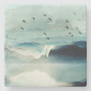 Zoek naar natuurlijk haar onderzetters Waterverf