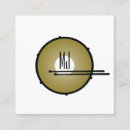 Zoek naar drum visitekaartjes Eenvoudig