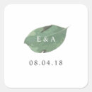 Zoek naar groen blad stickers Huwelijkssticker