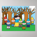 Zoek naar dwergen posters Voor kinderen