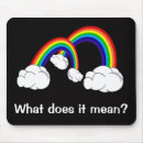 Zoek naar hemel muismatten Regenboog