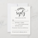 Zoek naar wedding menu uitnodigingen Reactiekaarten