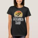 Zoek naar backgammon speler tshirts Bordspel