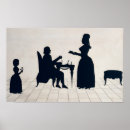 Zoek naar mannetje posters Silhouette