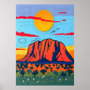 Zoek naar uluru kunst Landschap