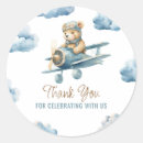 Zoek naar vliegtuig baby shower stickers Jongen